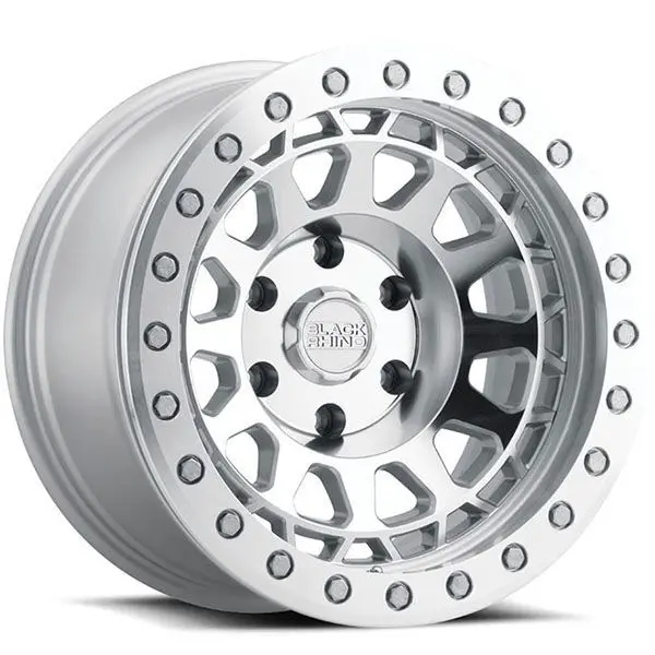 [BR17-6137-PRIMMSL] RIN 17X8.5  6X139.7  CB 112.1 ET00 PRIMM SILVER W/MIRROR FACE & SILVER BOLTS   