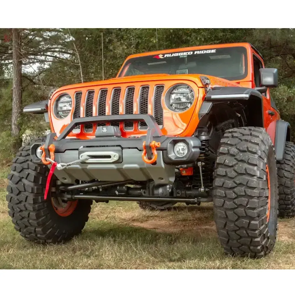 [RT19-RRB11549.45] DEFENSA  DELANTERA VENATOR STUBBY CON EUROTUBO PARA WRANGLER JL / GLADIATOR REALTRUCK RRB11549.45