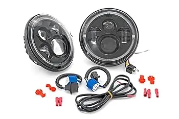[RC25-RCH5400] FAROS PRINCIPALES LED CON LUPA DE 7" PARA JEEP TJ CON HALO LED ROUGH COUNTRY RCH5400