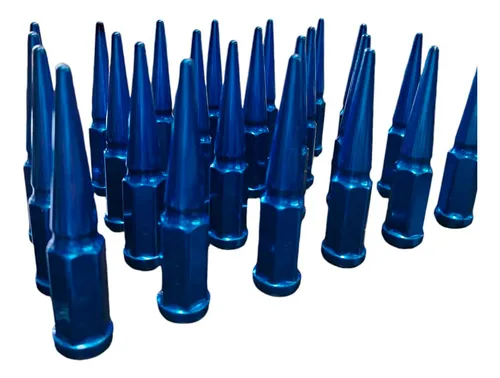 [PCO14X1.50AZ] JUEGO TUERCA PICO 14X1.50 112 MM AZUL