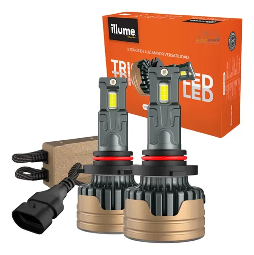[IM98-TRI-9005] PAR BULBO LED 9005 TRI COLOR ESTROBO LED ILLUME TRI-9005
