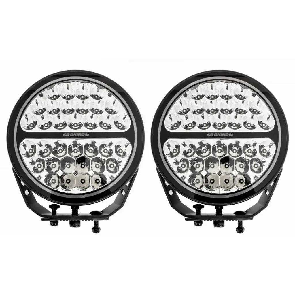 [GR24-751700921SRS] PAR DE FAROS MAX ROUND 9" BLACK OUT DRL GORHINO 751700921SRS
