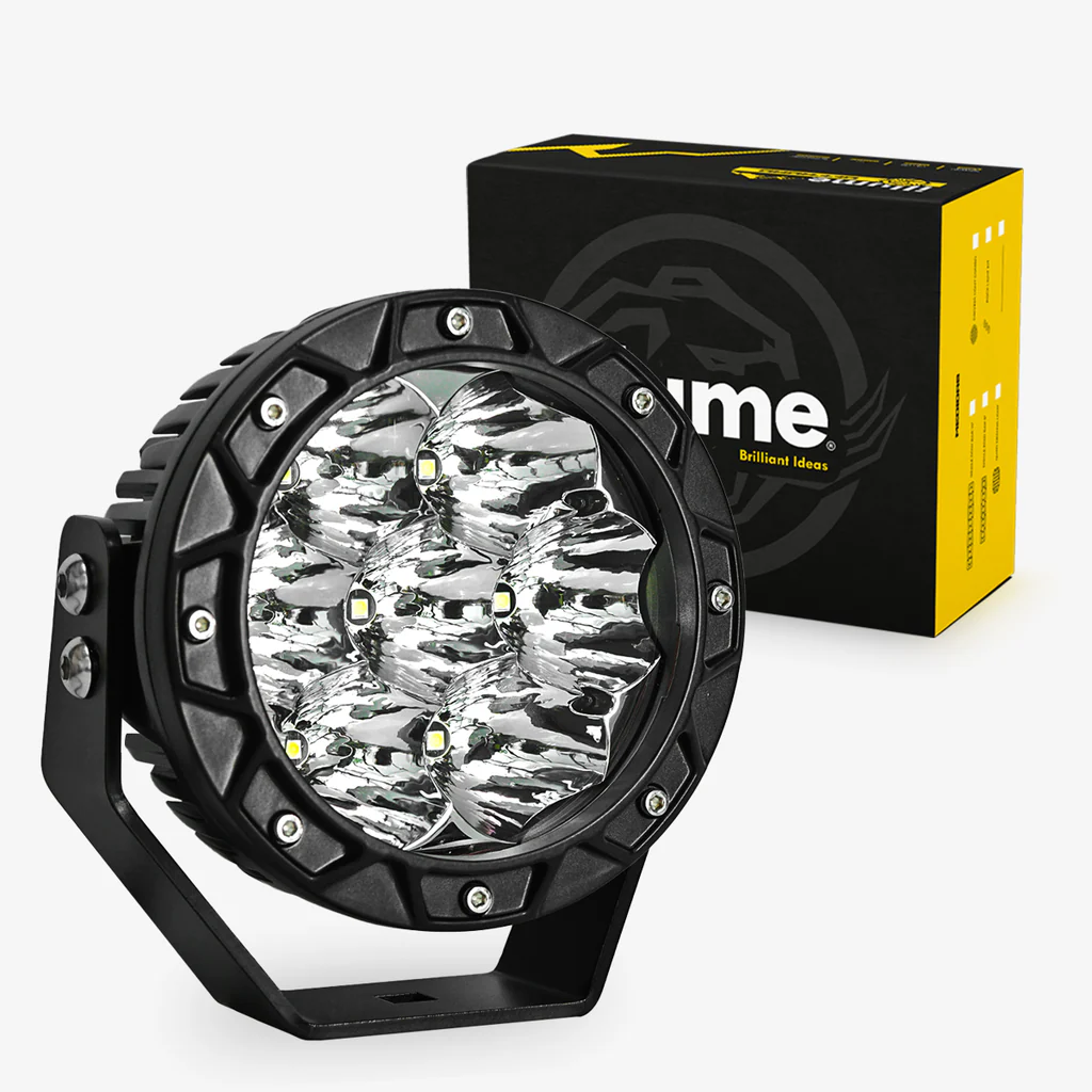 PIEZA FAROS LED ROUND LIGHT CLEAR 5.5" ILLUME ALO-WG-5