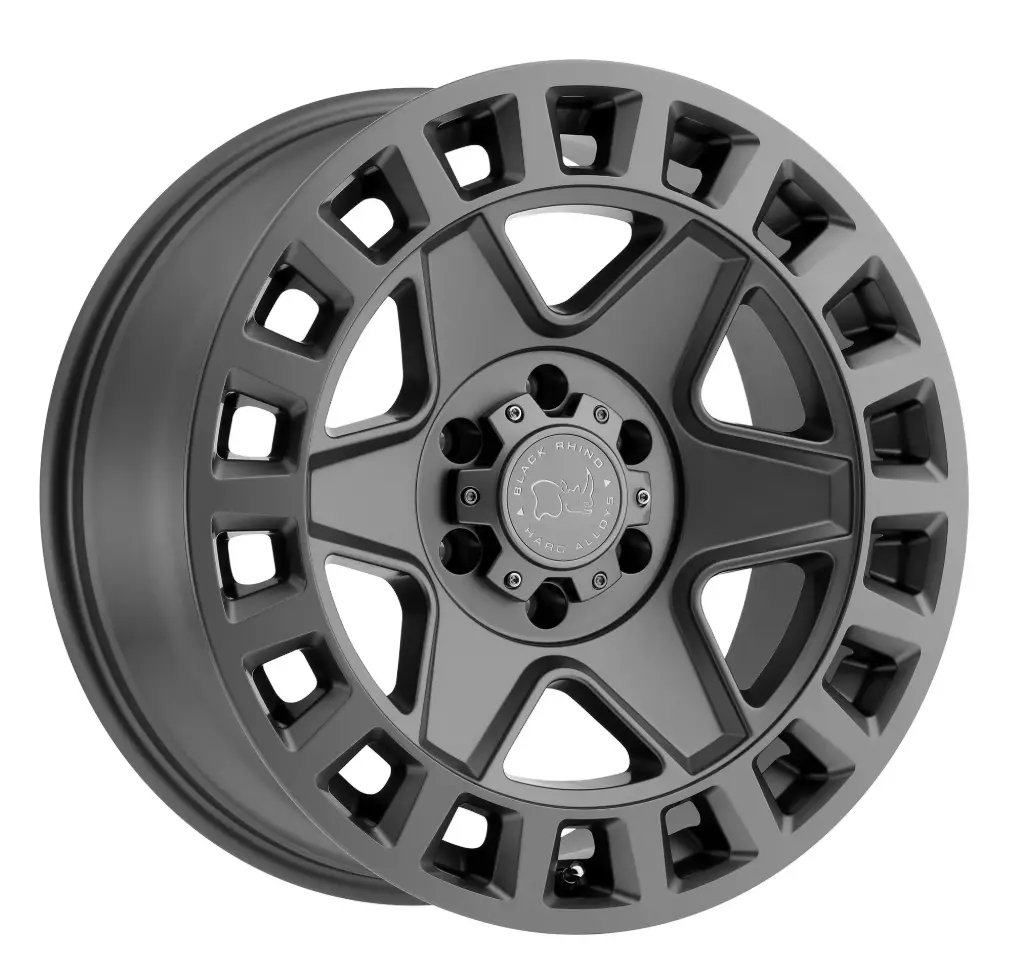 [BR17-5127-R1750277] RIN 17X8  5-127  CB 71.6 ET30 R1750277 BLACK RHINO YORK MATTE GUN METAL