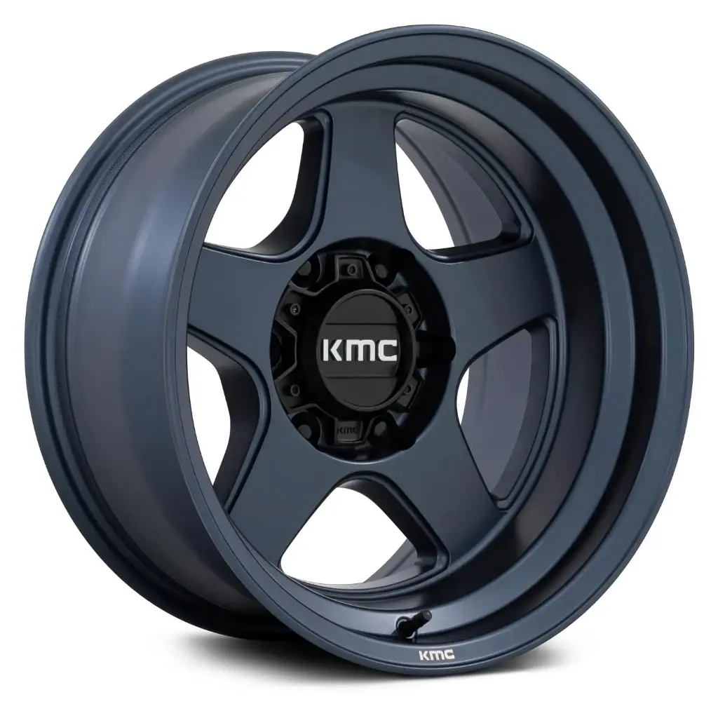 [KM17-6114-KM728-LOB] RIN KMC 17X8.5  6-114.3  CB 66.06 ET18 KM728-LOBO METALLIC BLUE