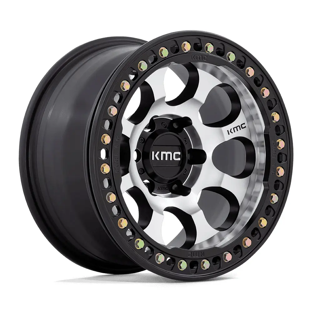 [KM17-BLANK-KM237-RIOT] RIN 17X9 BLANK KMC CB 72.56 ET-38 KM237-RIOT MACH SATIN BLACK WINDOWS & RING BEADLOCK