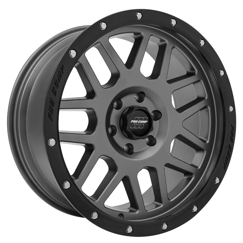 [PC18-6-139-VERTIGO] RIN PROCOMP 18X9  6-139  CB 108 ET0 VERTIGO GRAY BLACK