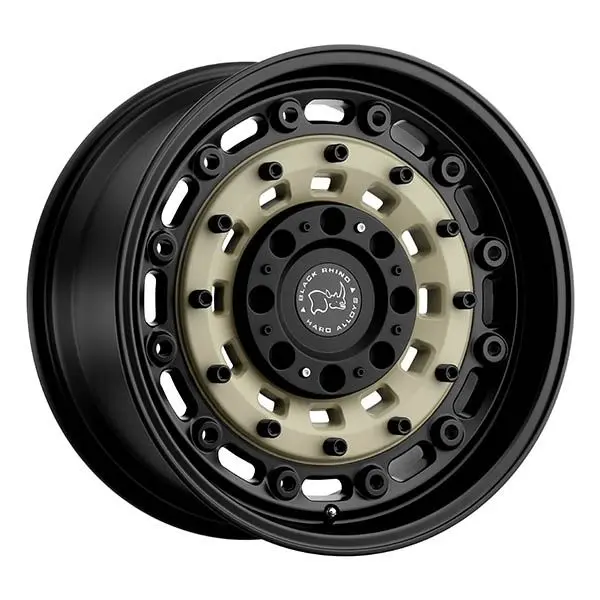 [BR18-8180ARSENAL] RIN BLACK RHINO 18X9.5  8X180  CB 108 ET-38 ARSENAL SAND ON BLACK