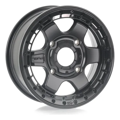 [FL15-4136-D922B] RIN FUEL 15X6 4-136 CB 110.2 ET38 D922-BLOCK MATTE BLACK W/ BLACK RING FUEL BEADLOCK