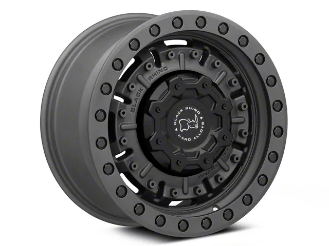 RIN BLACK RHINO 17X8.5  6X135  CB 87.1 ET0 ABRAMS TEXTURED MATTE GUNMETAL
